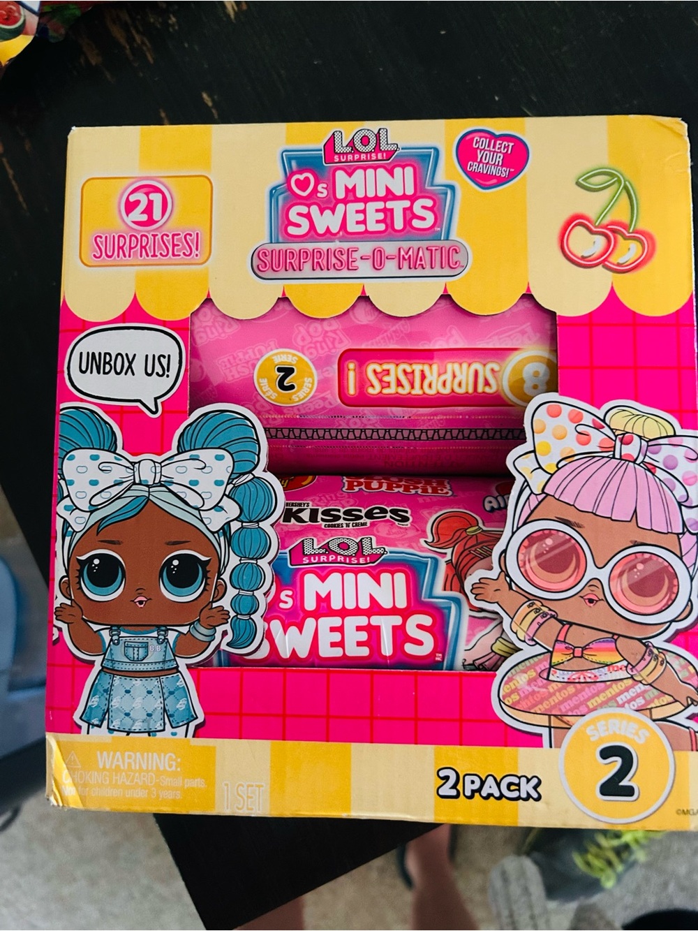 🔥L.O.L. Surprise! Mini Sweets Surprise-O-Matic Toy - Pink & Yellow limited edt